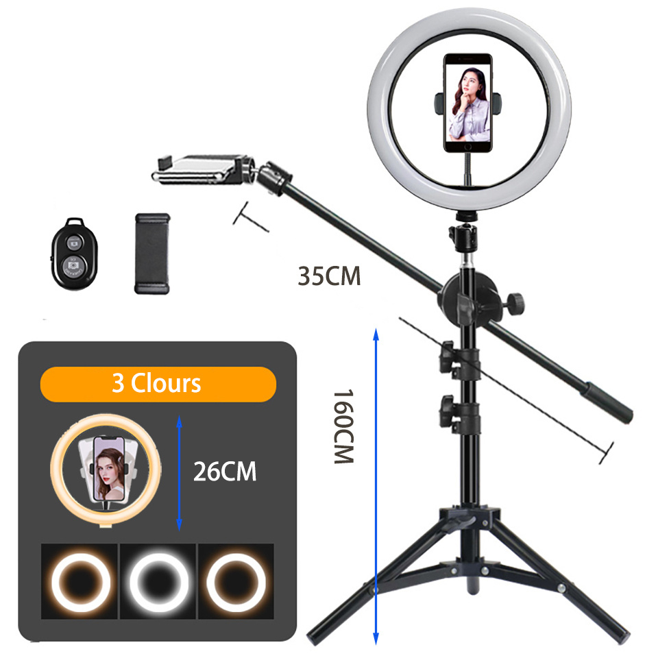 Photography Lighting For Studio - 26CM Photography Led Video Ring Light