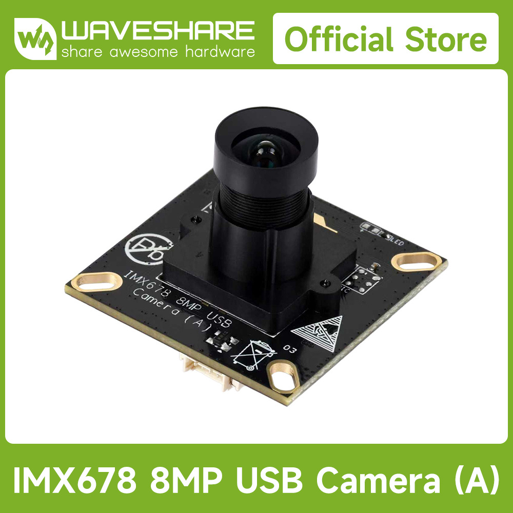 Photography Lighting Indoor - Waveshare IMX678 8MP M12 USB Camera