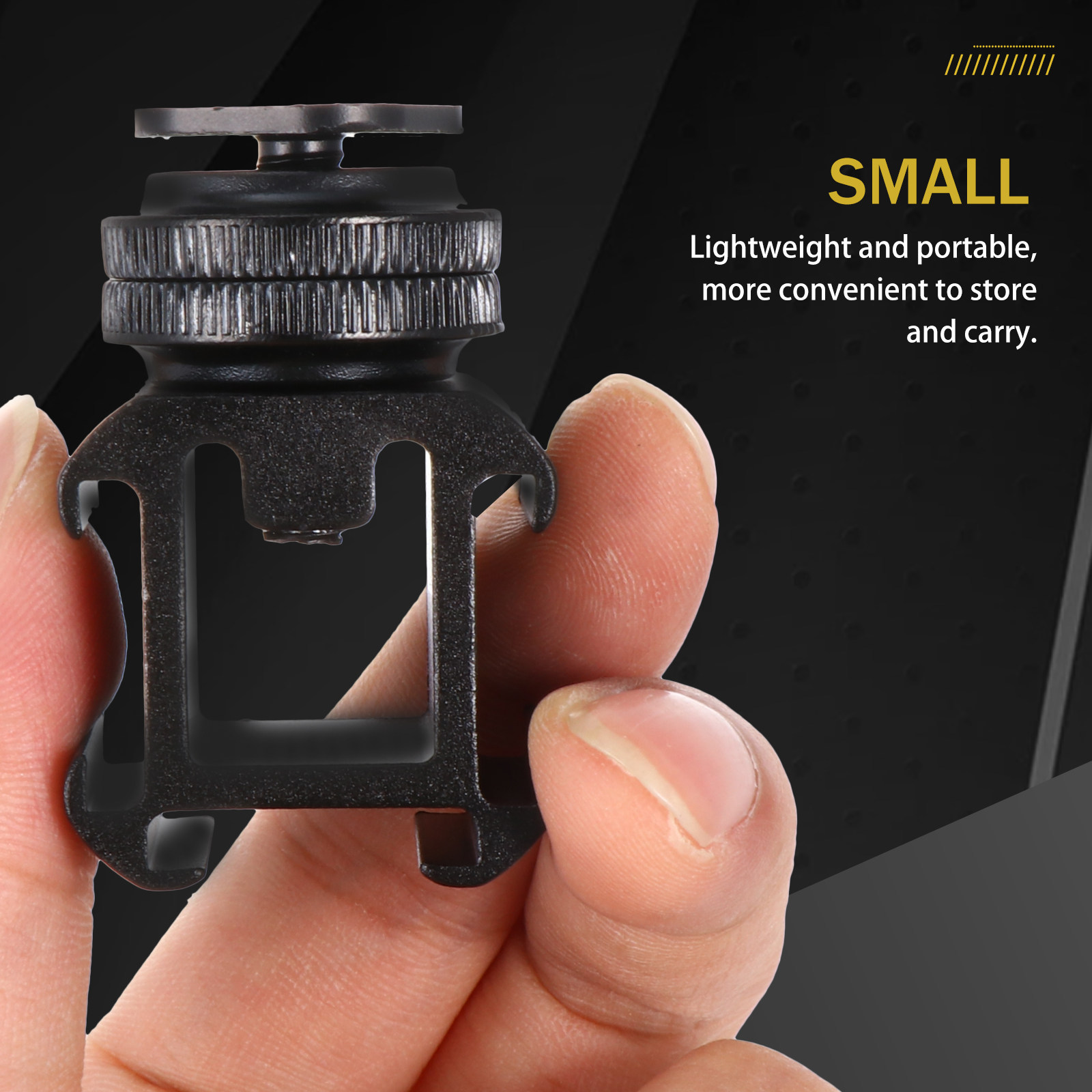 Photography Lighting With Flash - 2Sets Hot Shoe Base Aluminum Alloy