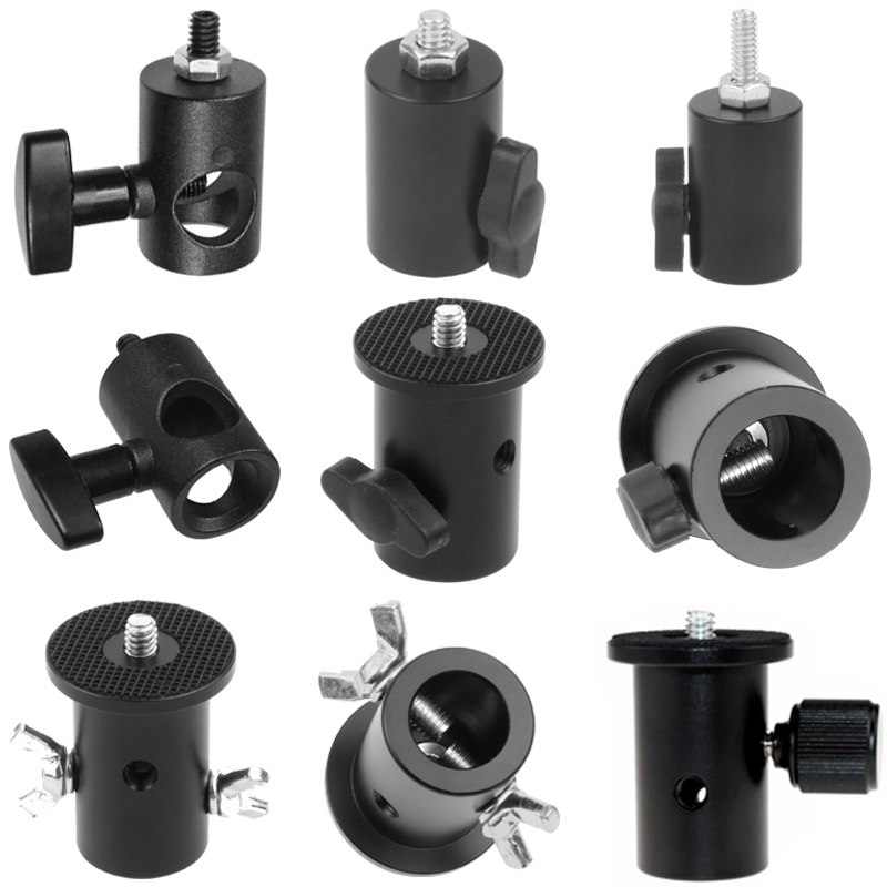 Photography Lighting With Flash - Tripod Light Stand Adapter 1/4