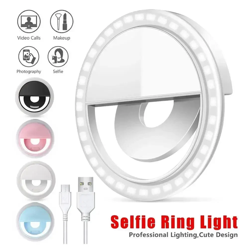Quality Photography Lighting - LED Selfie Ring Light Mobile Phone
