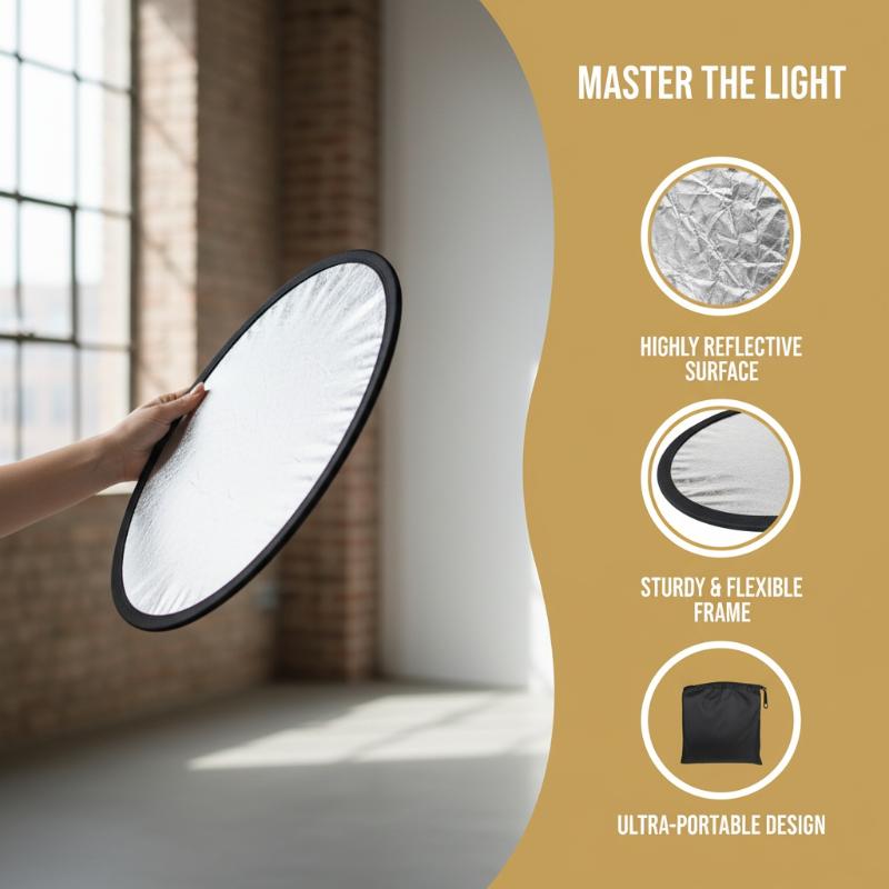 Photography Using Lighting - 5 in 1 Round Photography Reflector