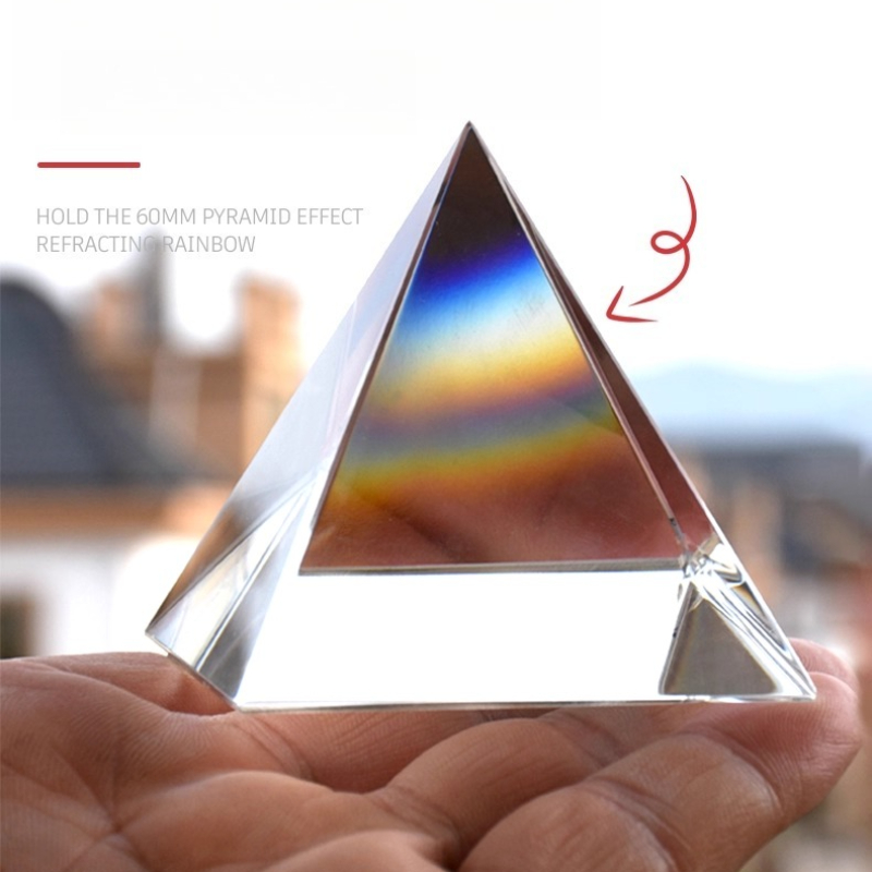 40mm/60mm Quadrangular Pyramid - đánh giá và giá Photography Lighting Test