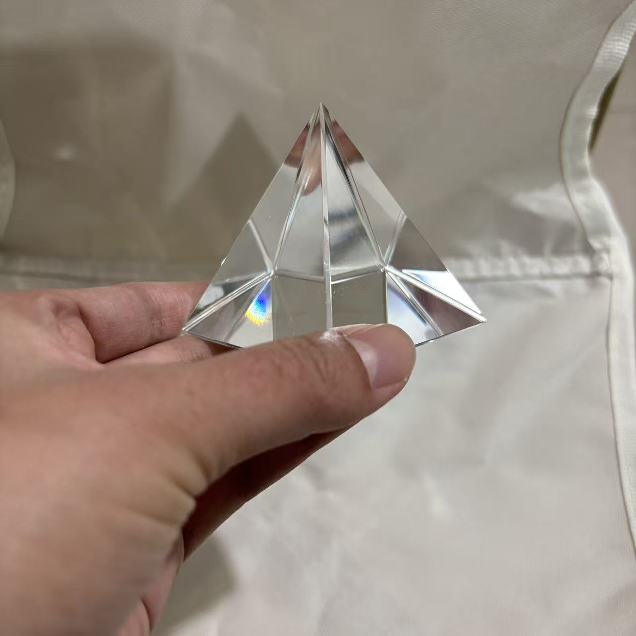 40mm/60mm Quadrangular Pyramid - đánh giá và giá Photography Lighting Test