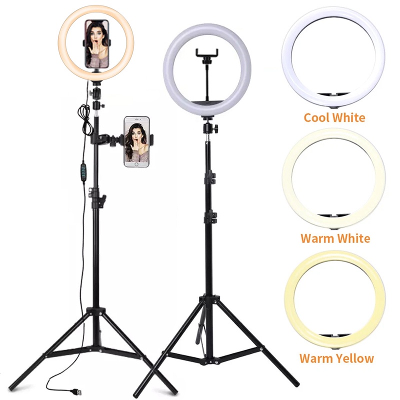 6/10/12 Inch LED Selfie Ring L - đánh giá và giá Photography Lighting Overhead