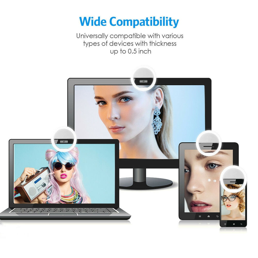 USB Charging LED Selfie Ring L - đánh giá và giá Quality Photography Lighting