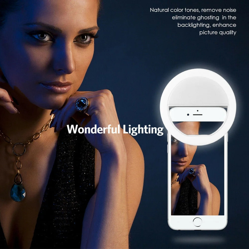 LED Selfie Fill Light USB Char - đánh giá và giá Quality Photography Lighting