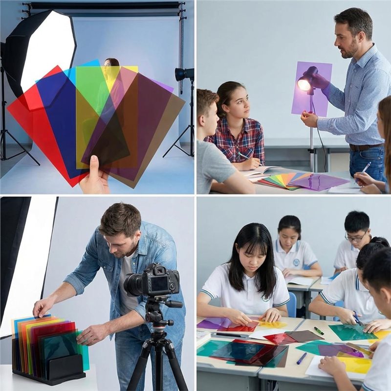 ABDJ-A4 PVC Sheets In 9 Colors - đánh giá và giá Photography Using Lighting