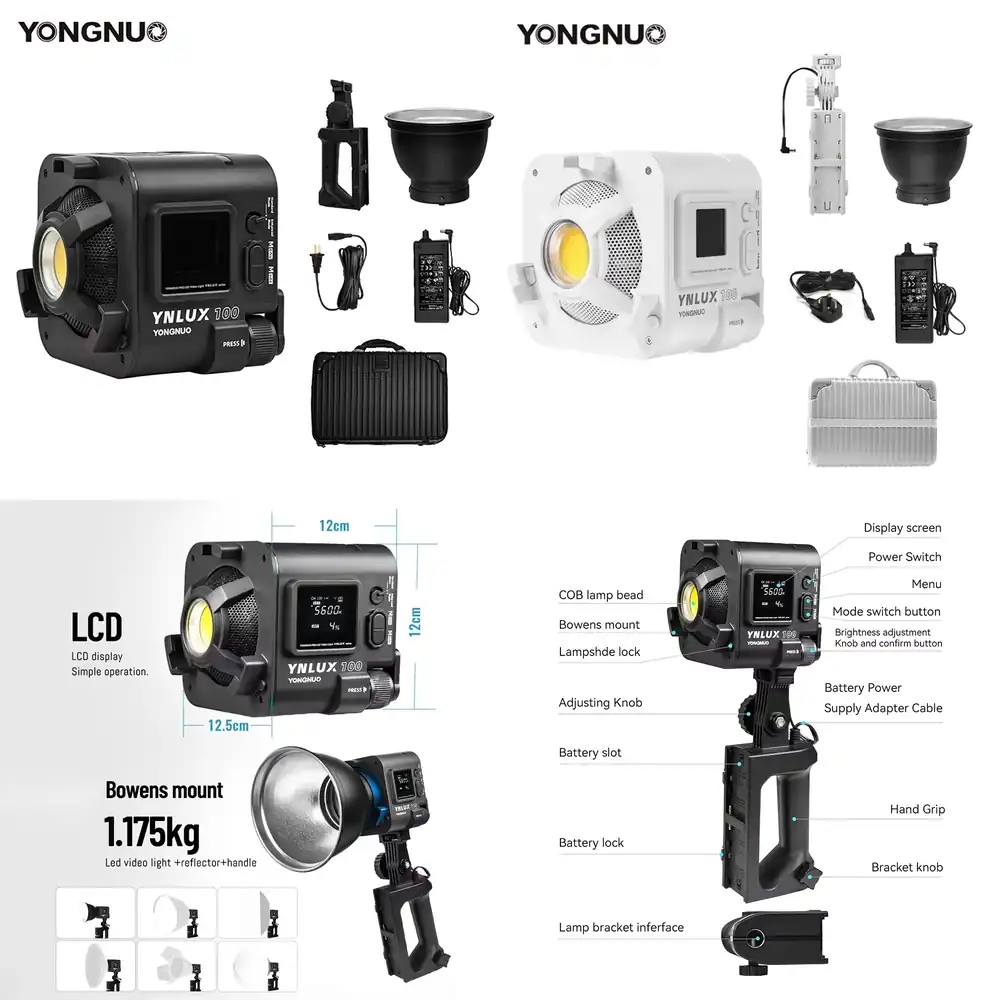YONGNUO YNLUX100 100W 3200K-56 - đánh giá và giá Photography Lighting For Studio