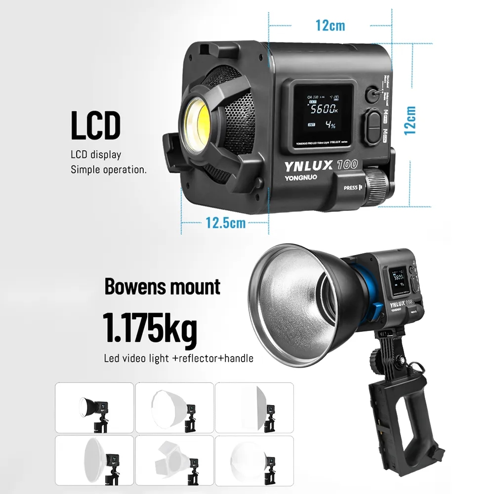 YONGNUO YNLUX100 100W 3200K-56 - đánh giá và giá Photography Lighting For Studio