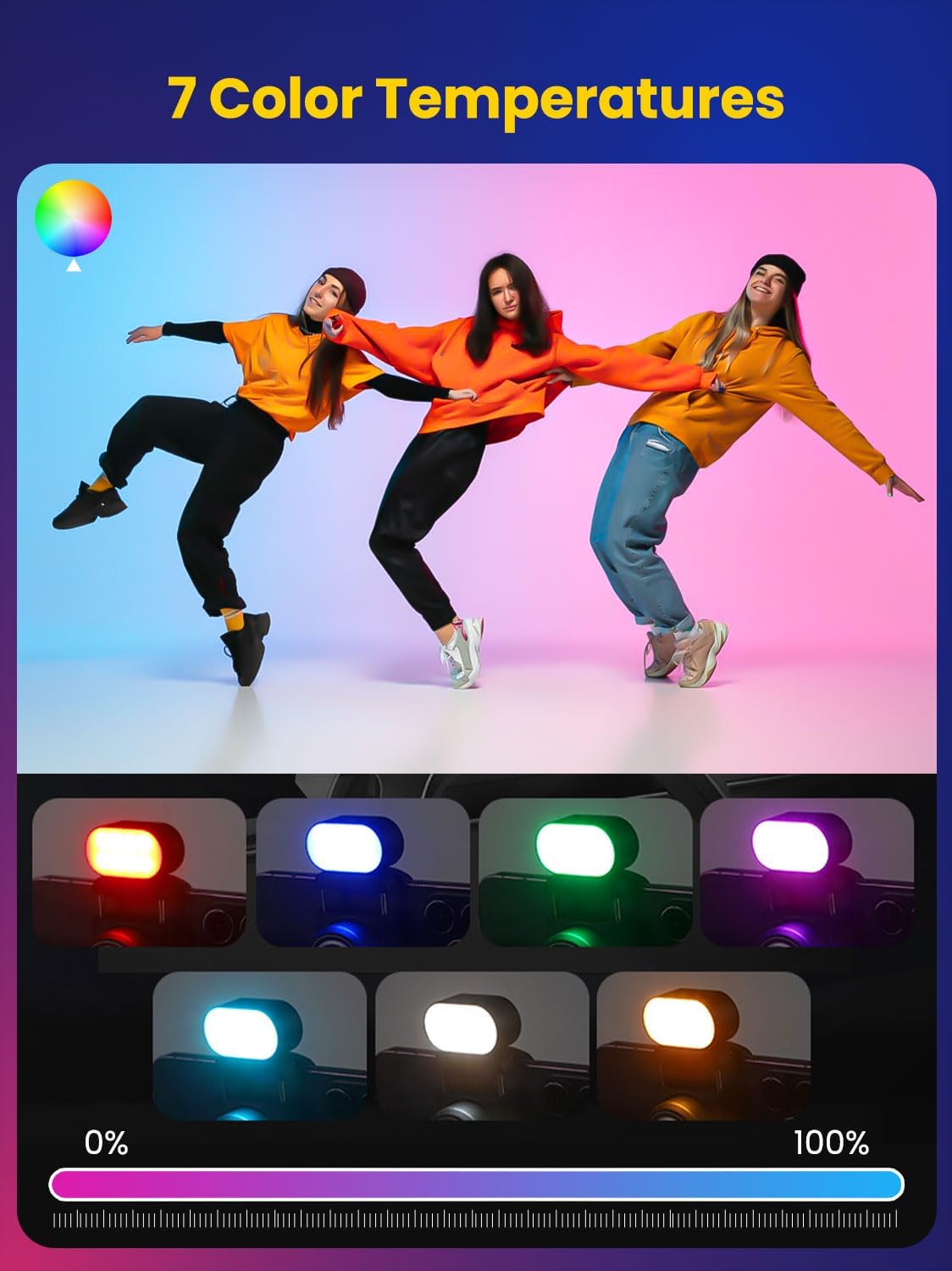 AOCHUAN Mini RGB Magnetic Fill - đánh giá và giá Quality Photography Lighting