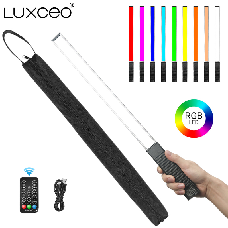 LUXCEO Q508A Handheld RGB Vide - đánh giá và giá Photography Lighting Youtube