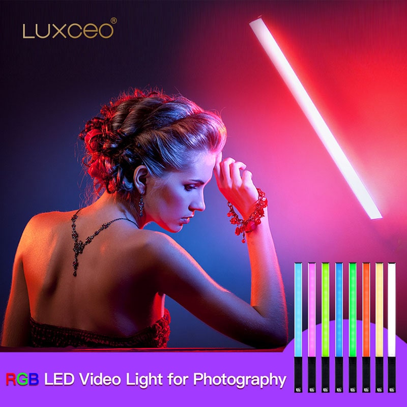 LUXCEO Q508A Handheld RGB Vide - đánh giá và giá Photography Lighting Youtube