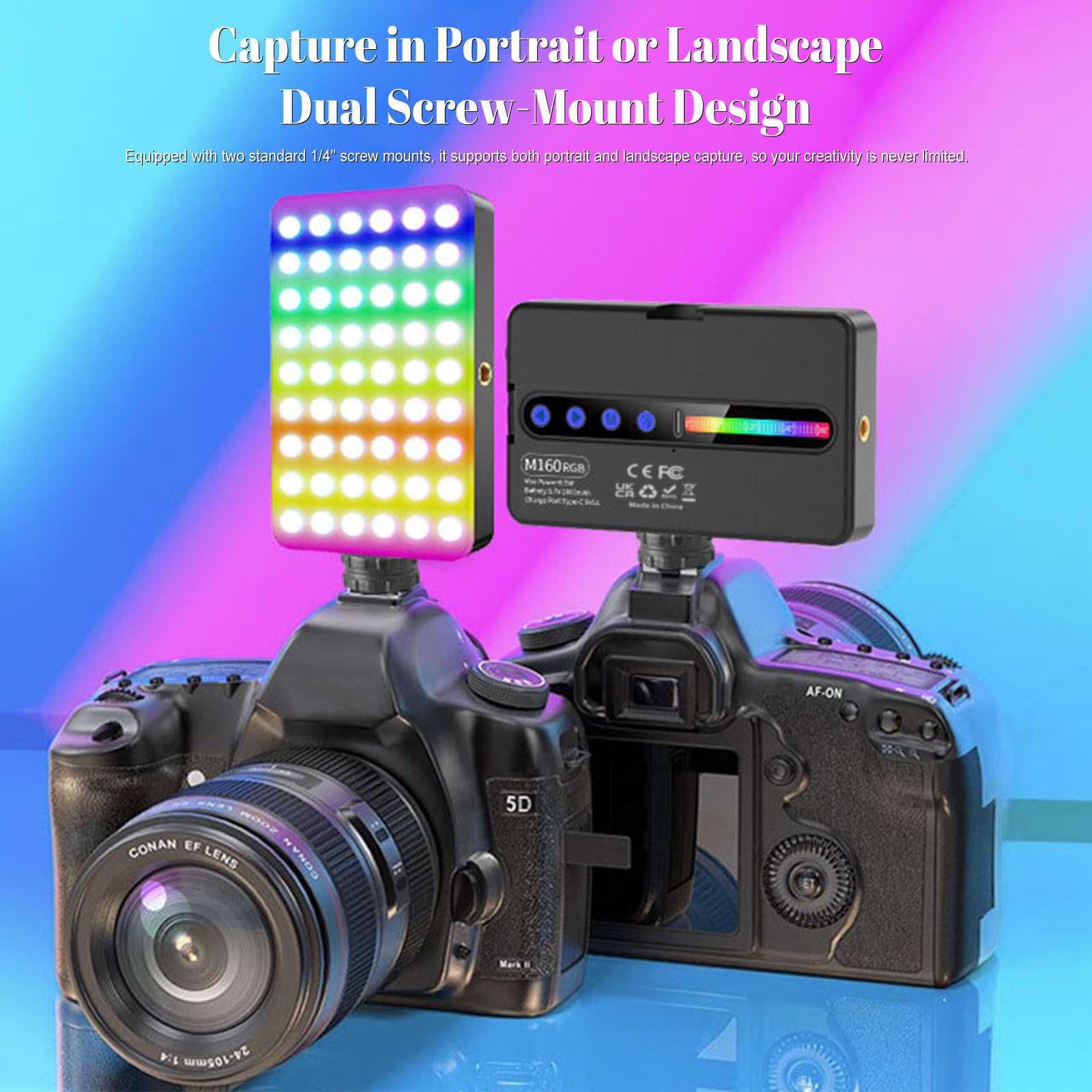 6.5W RGB LED Video Light 2700K - đánh giá và giá Photography Lighting Type