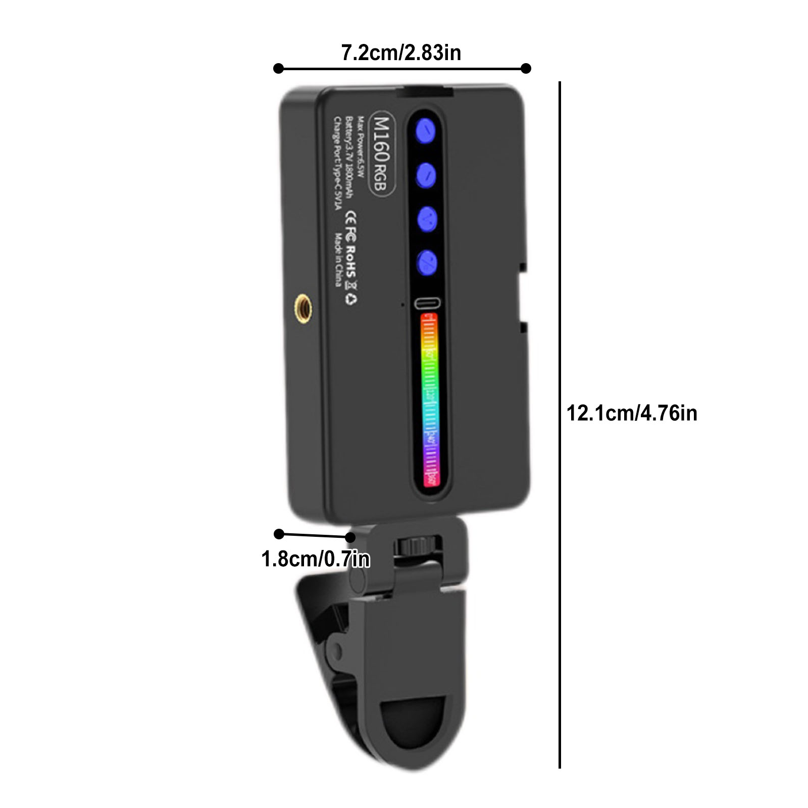 6.5W RGB LED Video Light 2700K - đánh giá và giá Photography Lighting Type