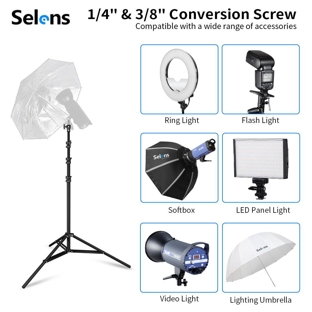 Selens 2.2~3.95m Air-Cushion L - đánh giá và giá Photography Lighting With Flash