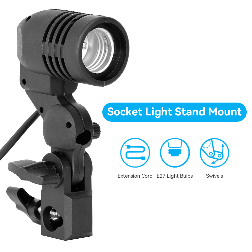 2PCS/1PC E27 Single Head Bulb  - đánh giá và giá Photography Lighting With Flash