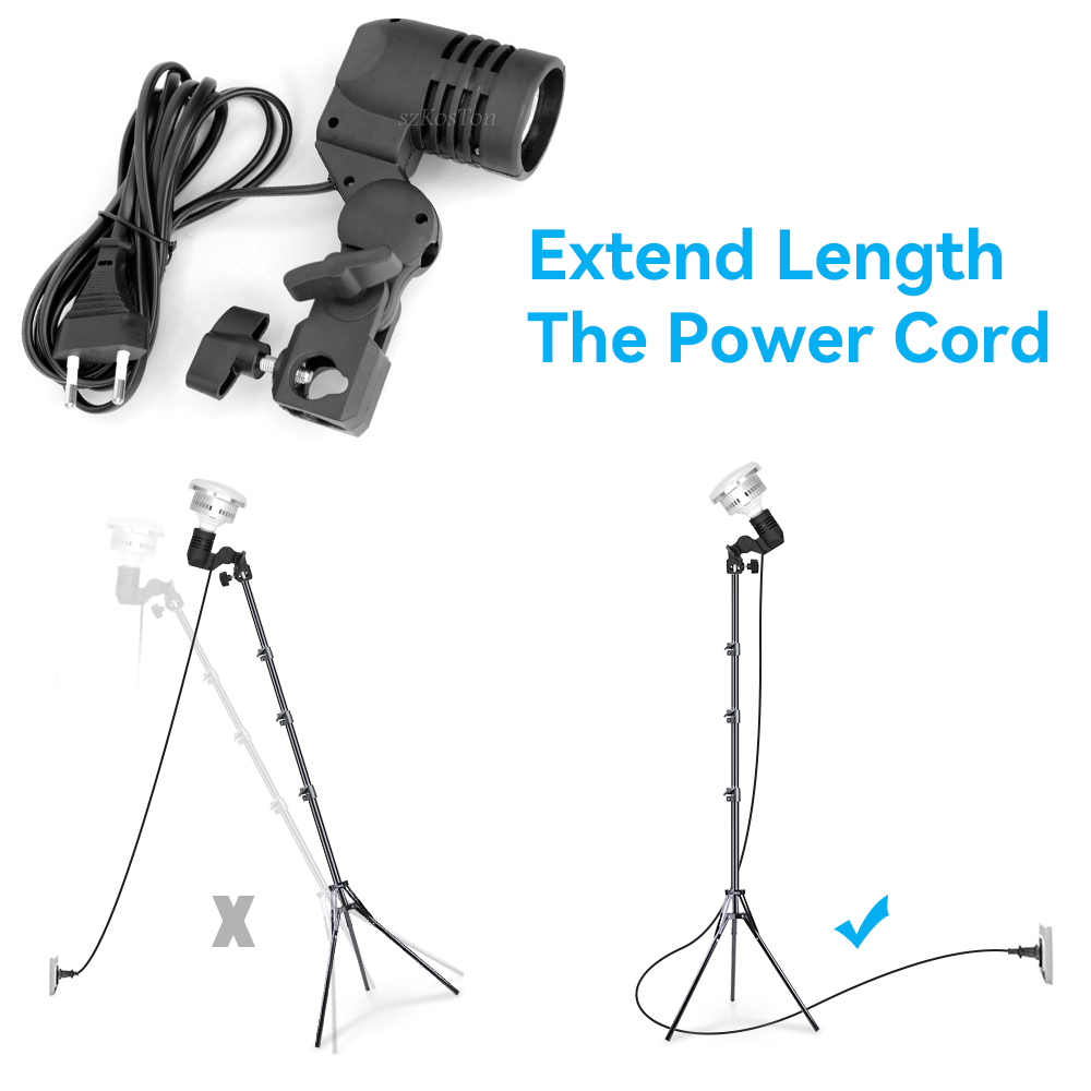 2PCS/1PC E27 Single Head Bulb  - đánh giá và giá Photography Lighting With Flash