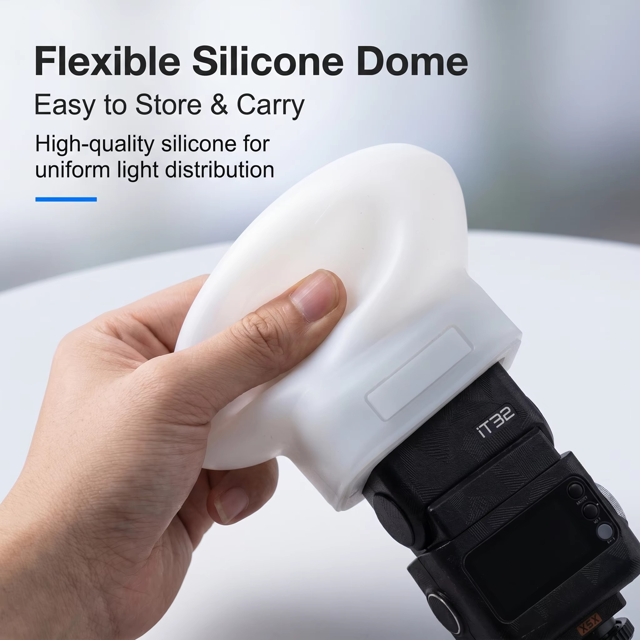 Silicone Flash Diffuser Cover  - đánh giá và giá Photography Lighting With Flash