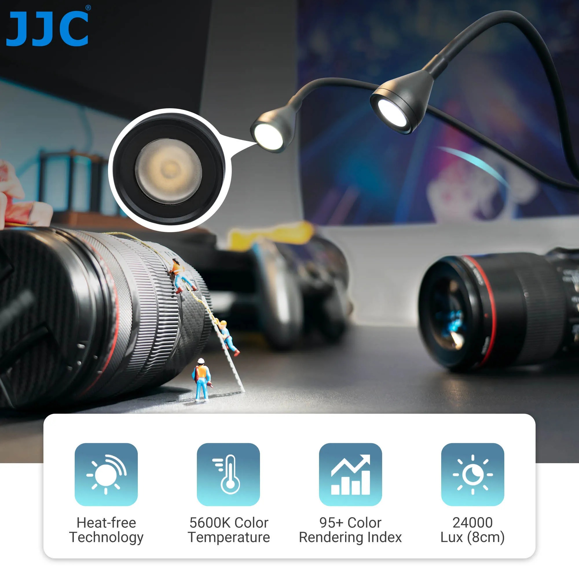 JJC LED Macro Arm Light Macro  - đánh giá và giá Macro Photography Led Lighting