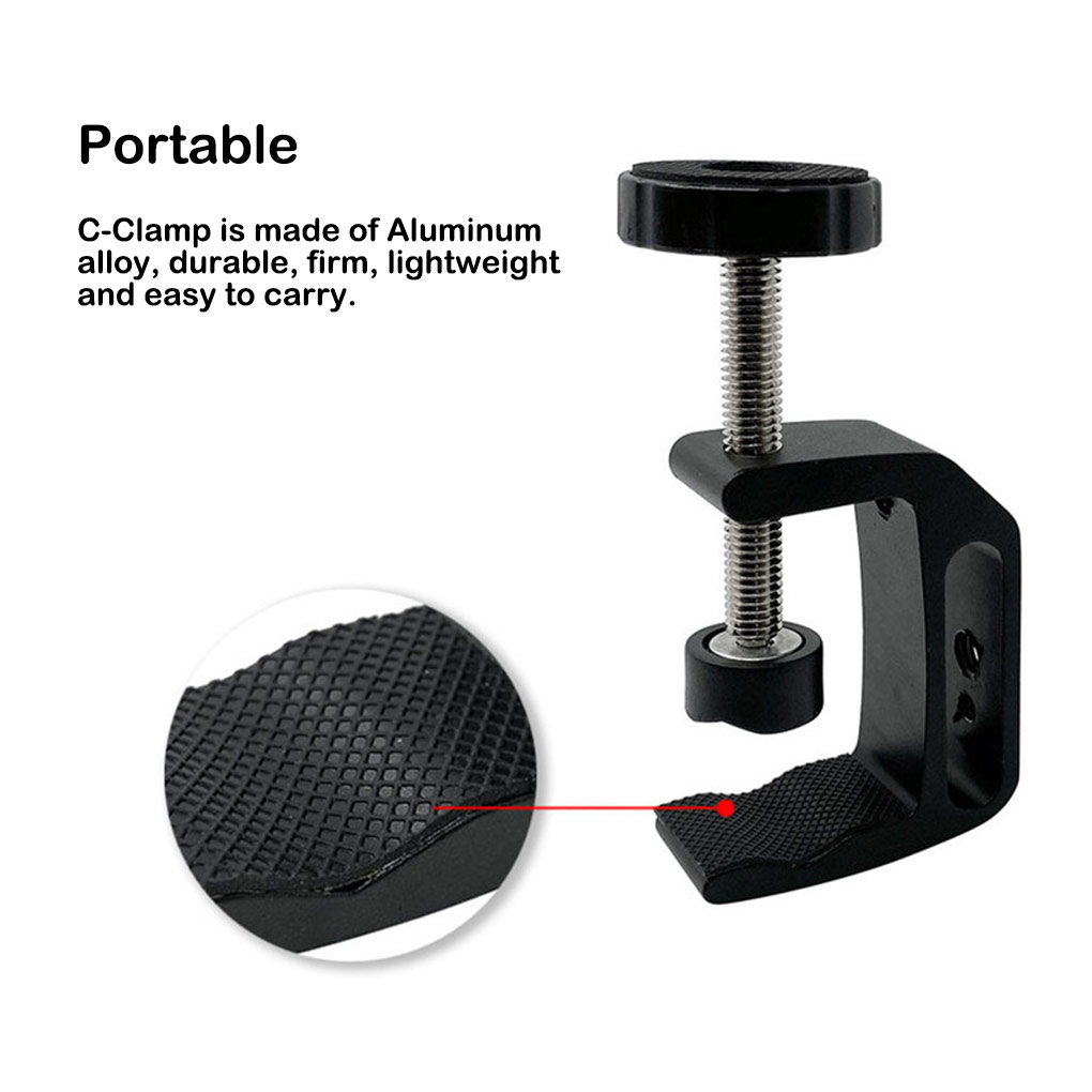 C- Shaped Clamp Aluminum Alloy - đánh giá và giá Photography Lighting Type