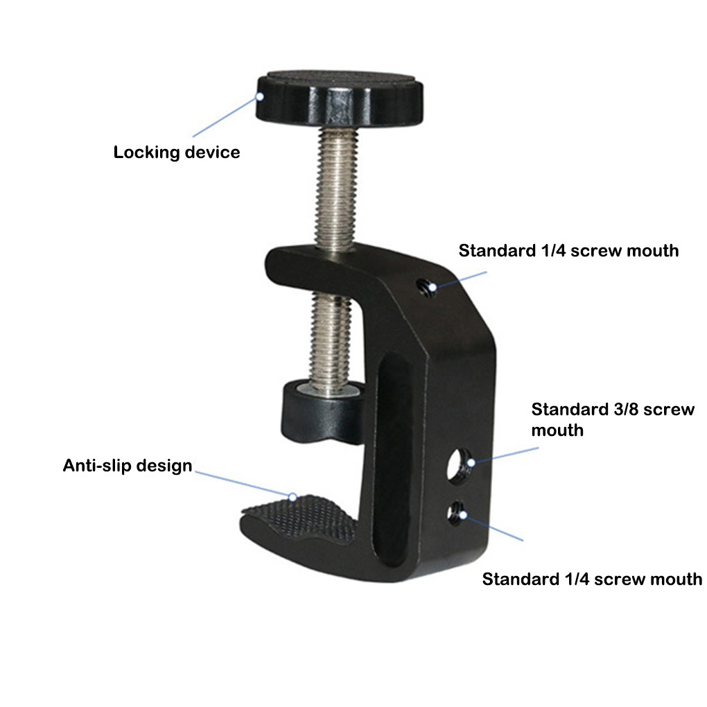 C- Shaped Clamp Aluminum Alloy - đánh giá và giá Photography Lighting Type