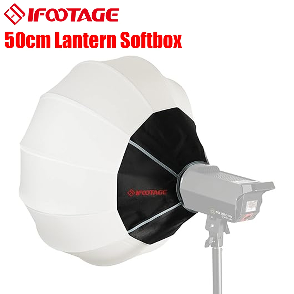 IFOOTAGE 65x65CM Lantern Softb - đánh giá và giá Barn Door Modifier
