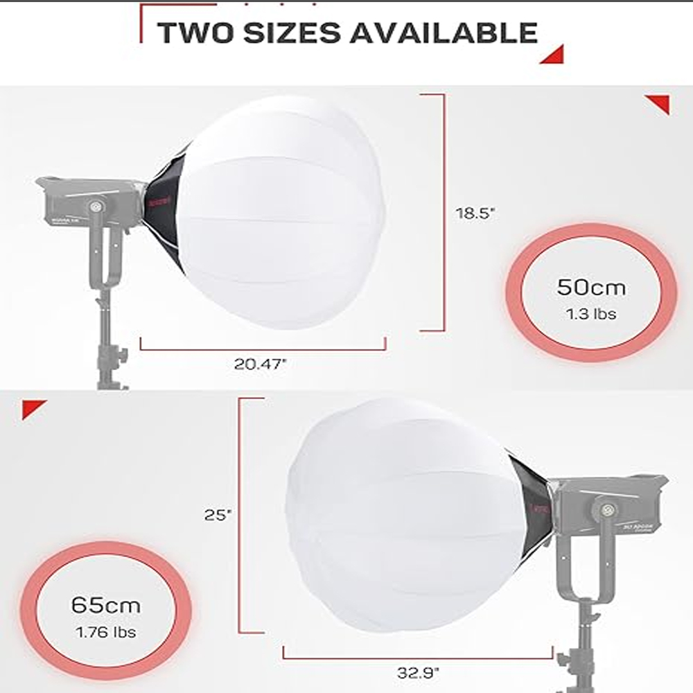 IFOOTAGE 65x65CM Lantern Softb - đánh giá và giá Barn Door Modifier