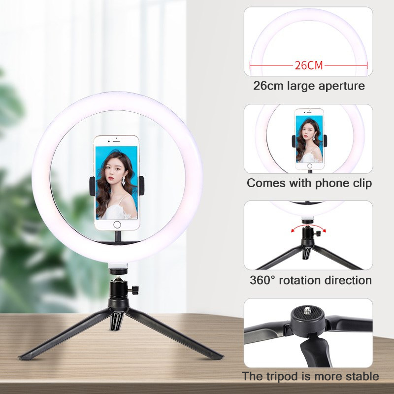 26cm 10 inch Led Ring Selfie L - đánh giá và giá Quality Photography Lighting