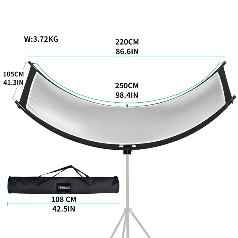 Selens 4-IN-1 U-typed 105x260c - đánh giá và giá Photography Lighting Type