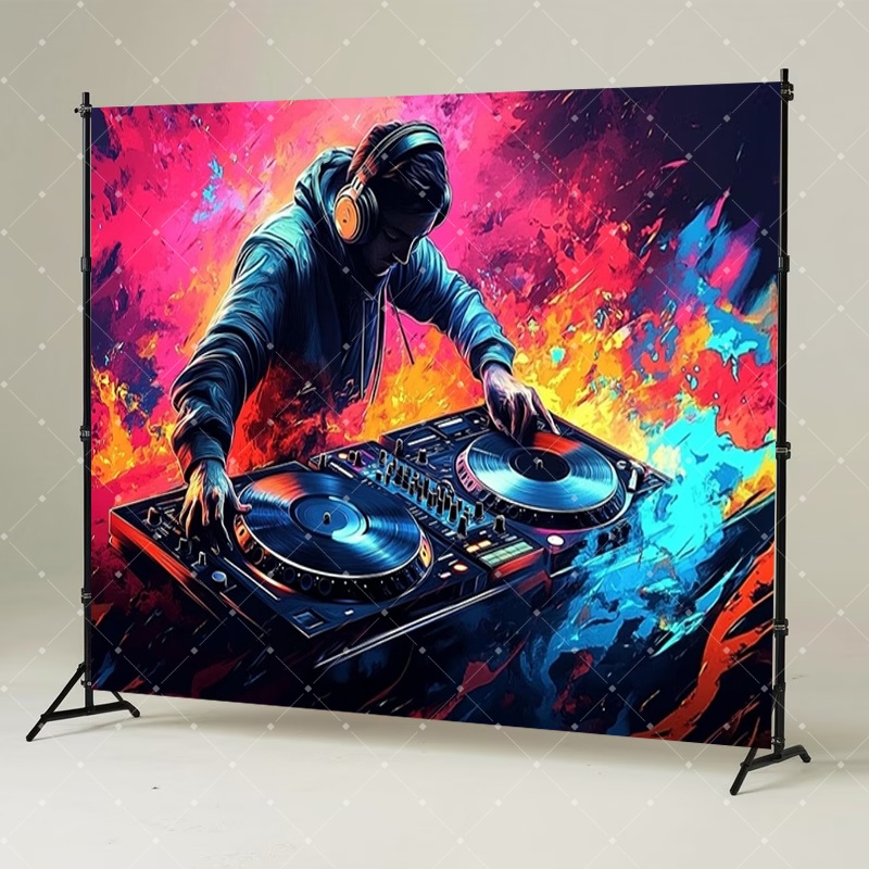 Hip Hop Music DJ Party Decorat - đánh giá và giá Photography Lighting For Products