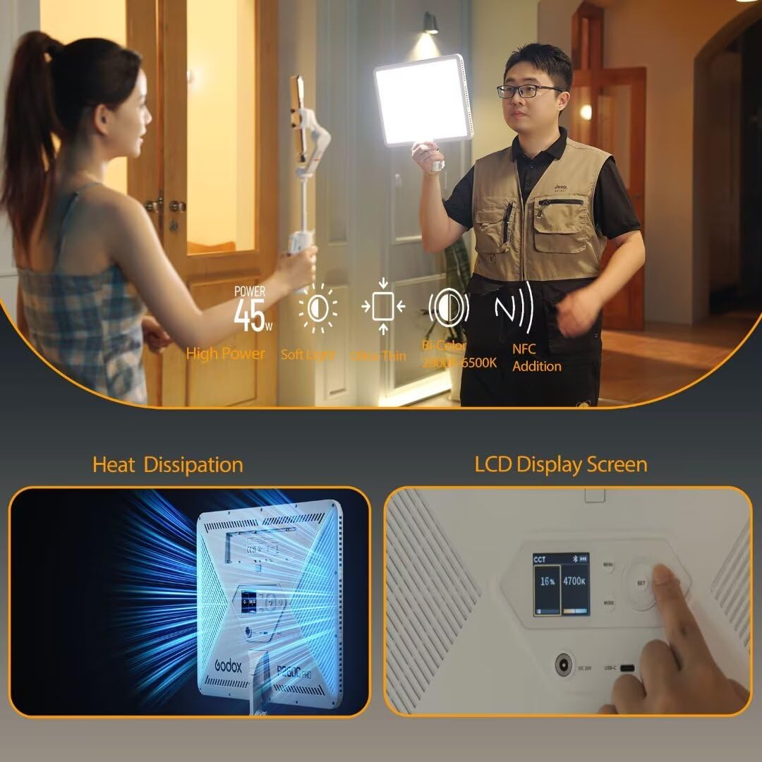 Godox P260C Pro LED Video Ligh - đánh giá và giá Photography Lighting Youtube