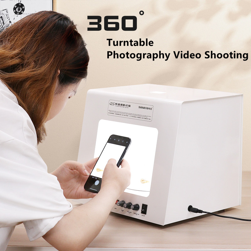 SANOTO Chụp Ảnh Mini Studio Ch - đánh giá và giá Jewelry Photography Lighting Kit