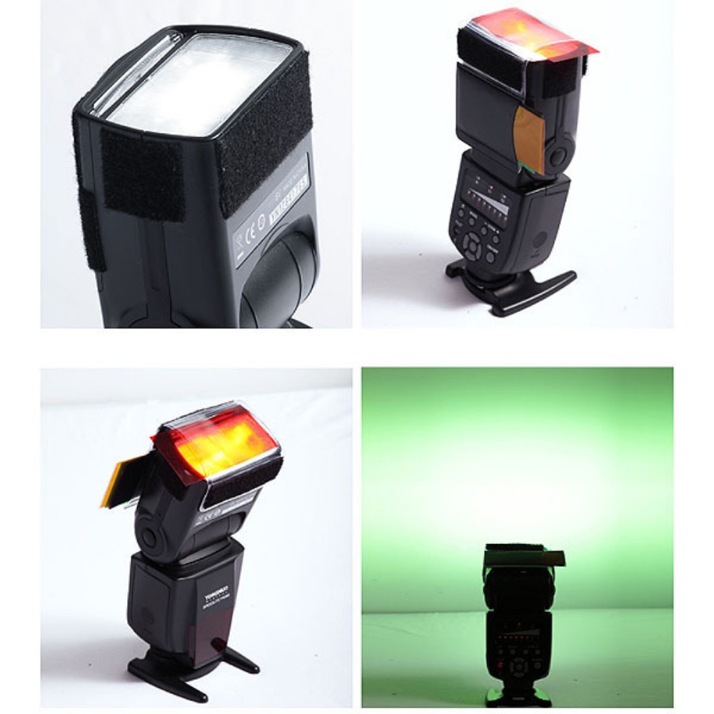 12 Colors Camera Flash Gels Li - đánh giá và giá Photography Lighting With Flash