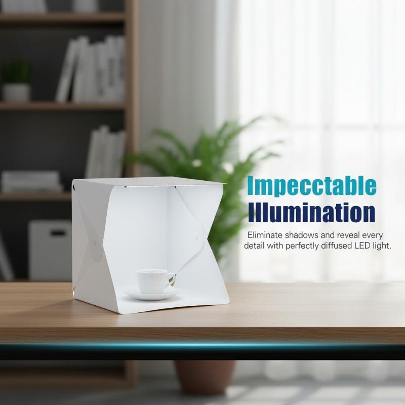 Innovative Foldable LED Light  - đánh giá và giá Photography Lighting On The Go