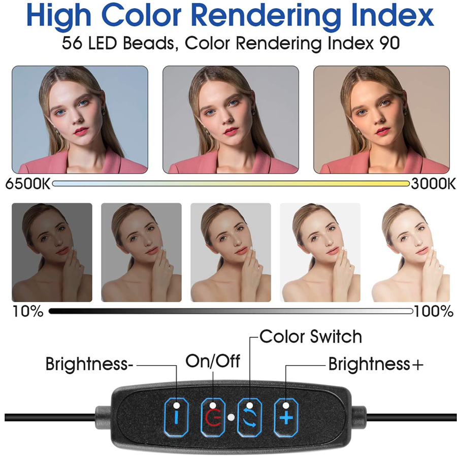 16cm LED Video Light with Stan - đánh giá và giá Photography Lighting Youtube