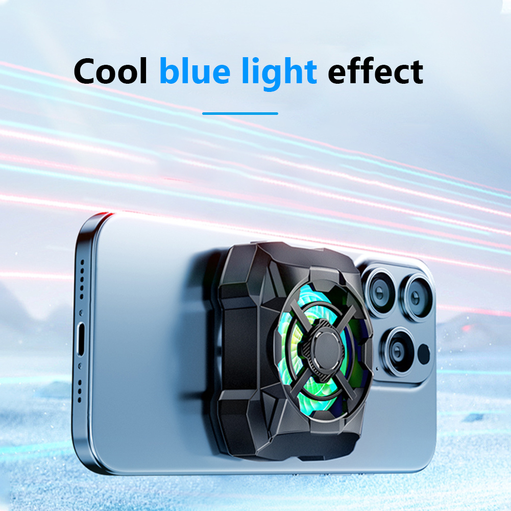 Phone Cooler with Blue Light 3 - đánh giá và giá Quality Photography Lighting