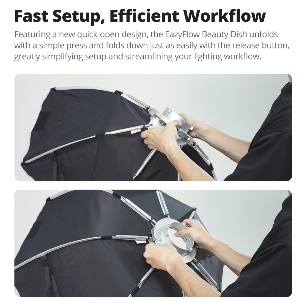 New Godox EazyFlow Beauty Dish - đánh giá và giá Photography Lighting With Flash