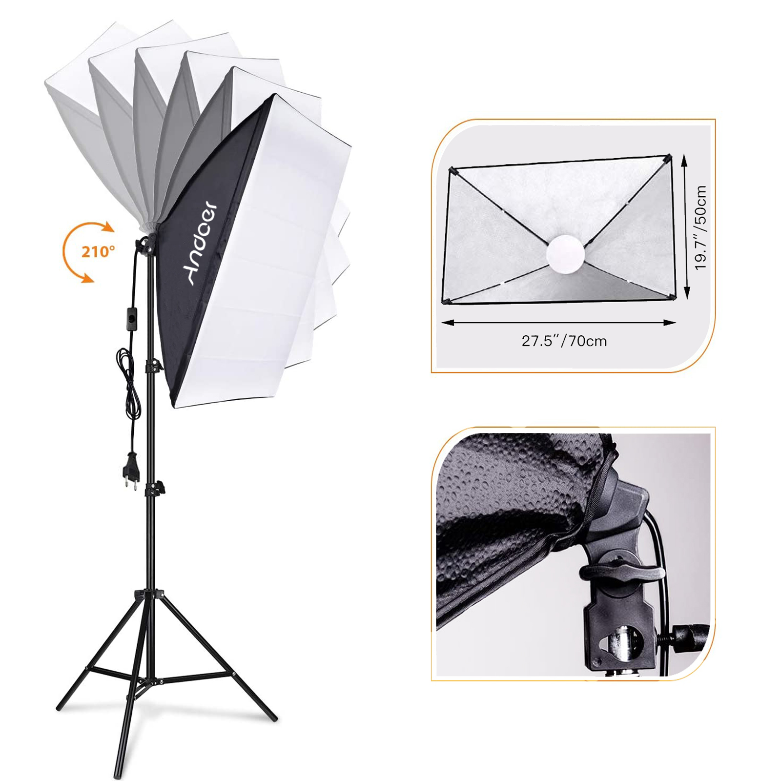 Andoer Studio Photography Ligh - đánh giá và giá Photography Lighting For Studio