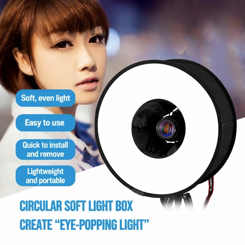 Foldable 45cm Ring‑flash Soft‑ - đánh giá và giá Photography Lighting Type
