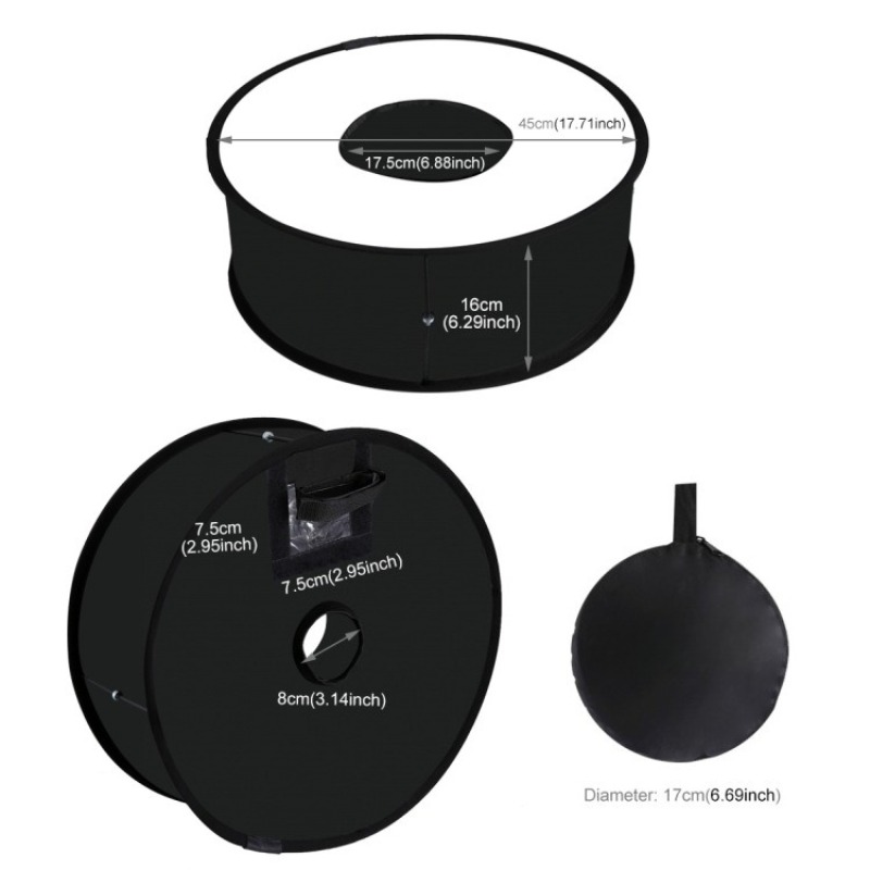 Foldable 45cm Ring‑flash Soft‑ - đánh giá và giá Photography Lighting Type