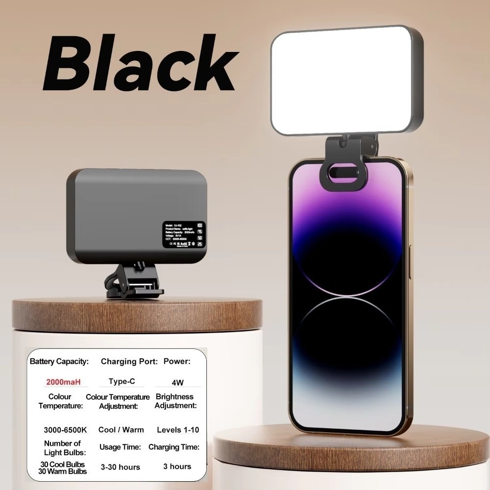 800/1000mAh LED Selfie Light 3 - đánh giá và giá Photography Lighting With Flash