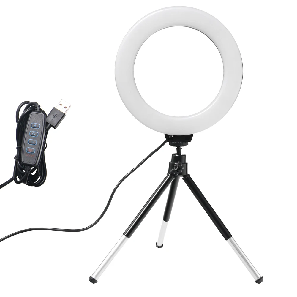 6 Inch Mini Selfie Ring Light  - đánh giá và giá Photography Lighting Youtube