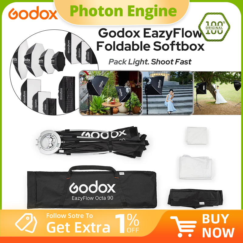 Godox EazyFlow series Foldable - đánh giá và giá Photography Lighting For Products