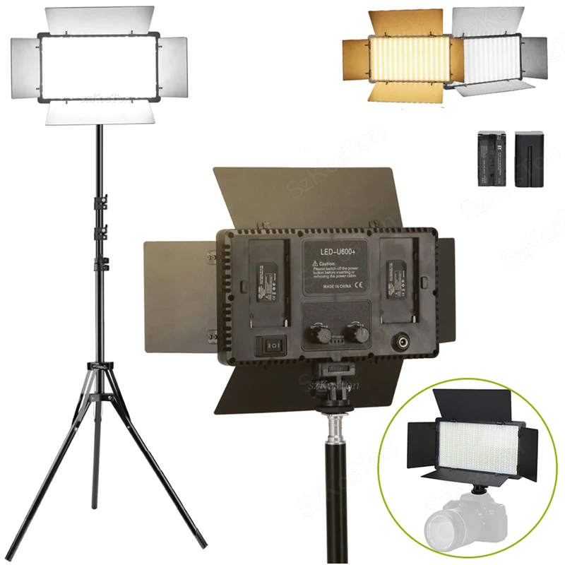 U800 U600 Đèn LED Chụp Ảnh Phò - đánh giá và giá Photography Lighting Youtube